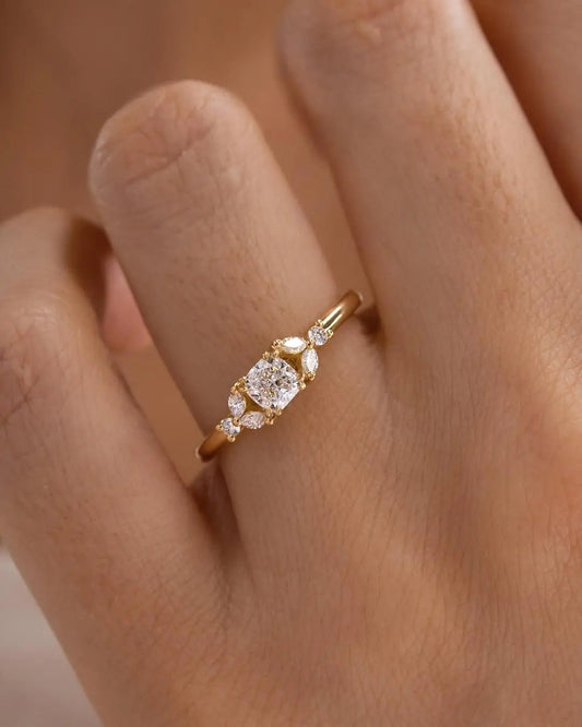 The Elya - 0.50ct Cushion - CEYLON BRILLIANCE CO.