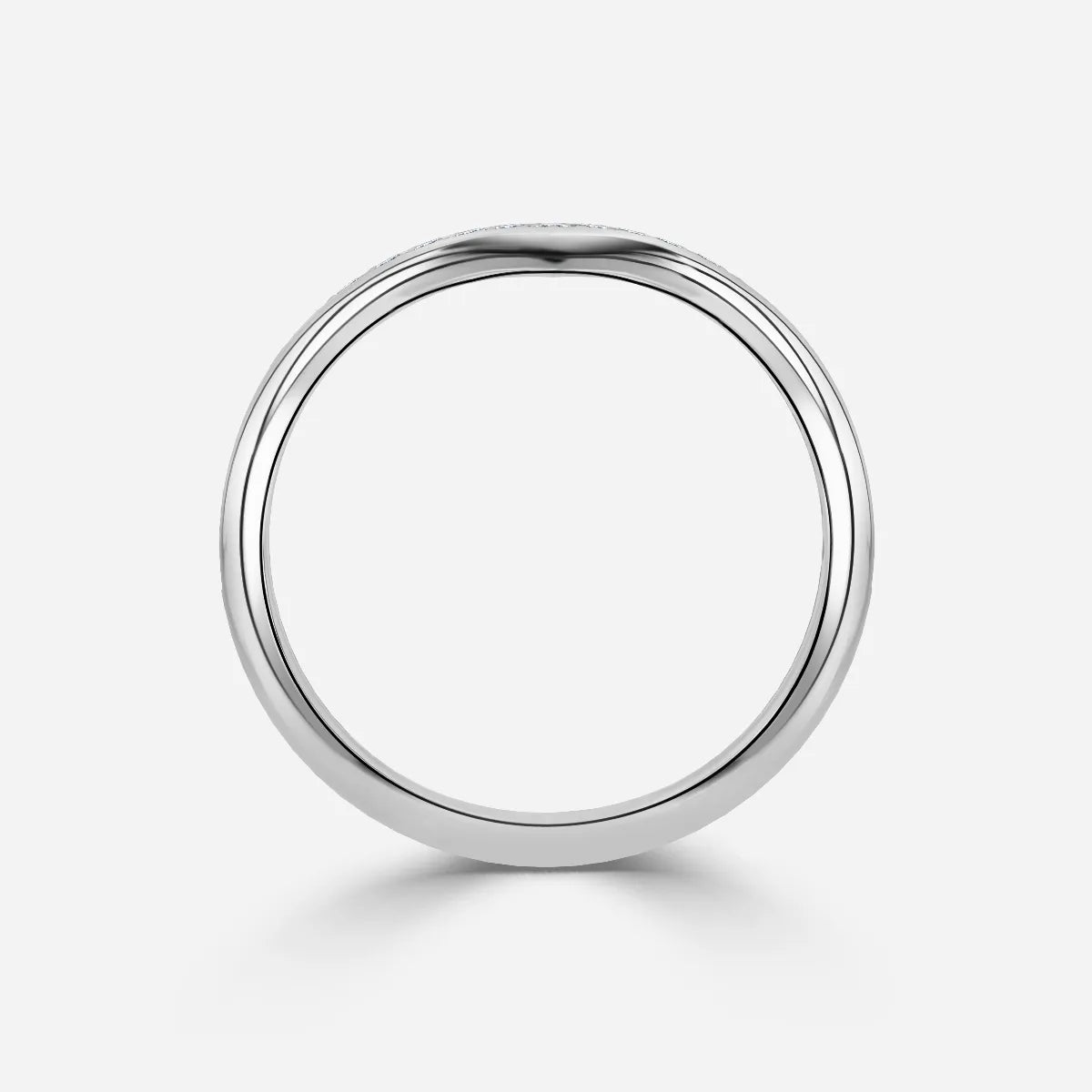 The Althea - V Shaped Band - CEYLON BRILLIANCE CO.