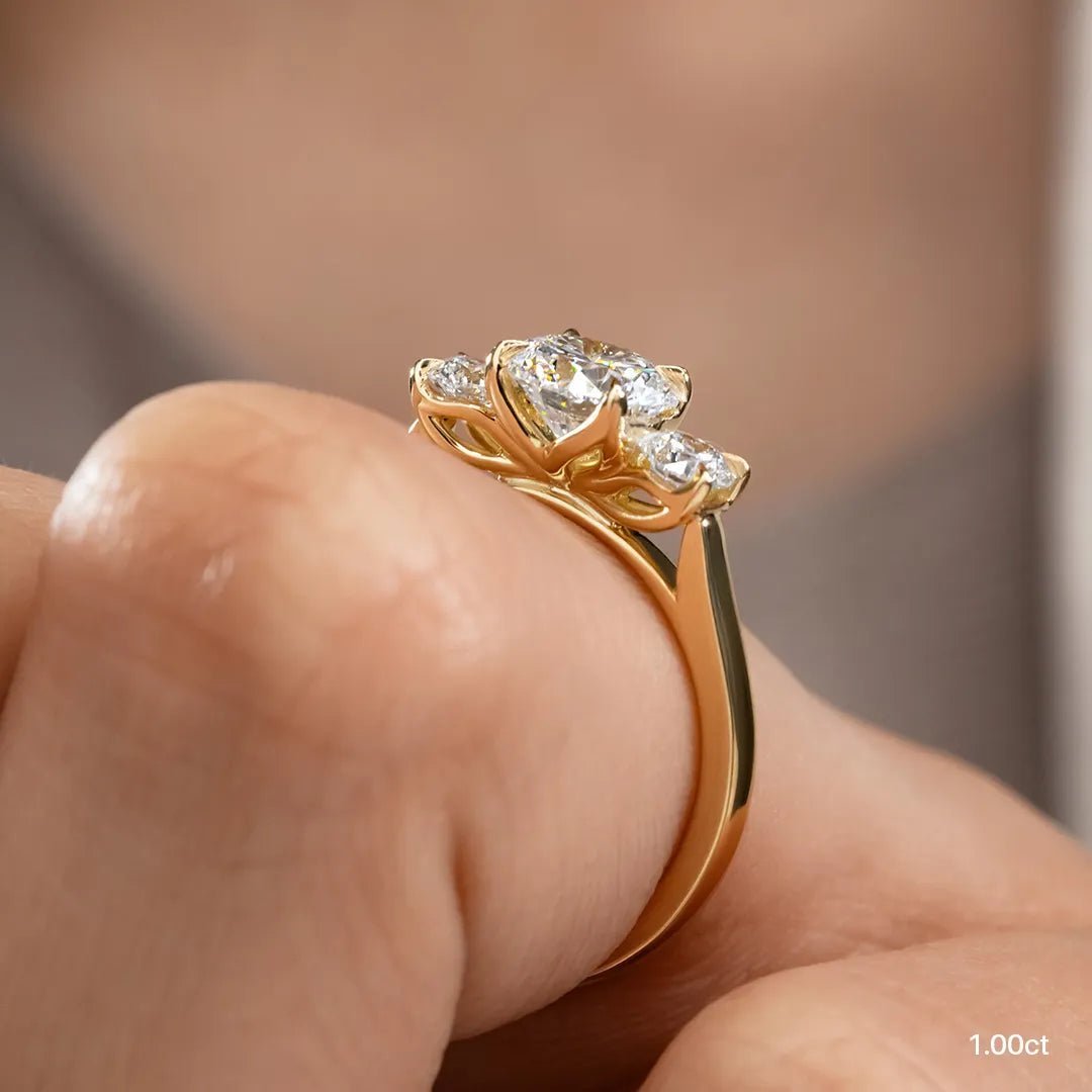 The Tishya - 1.00ct Round - CEYLON BRILLIANCE CO.
