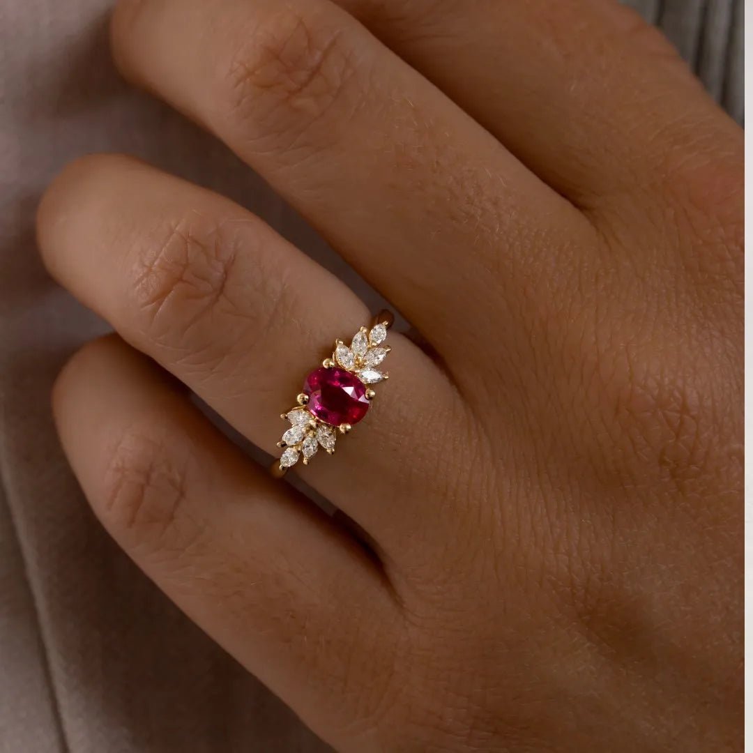 The Senara - Oval Ruby - CEYLON BRILLIANCE CO.
