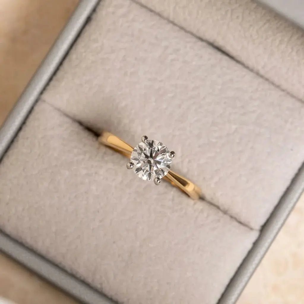 The Aris - 1.00ct Round Solitaire - CEYLON BRILLIANCE CO.