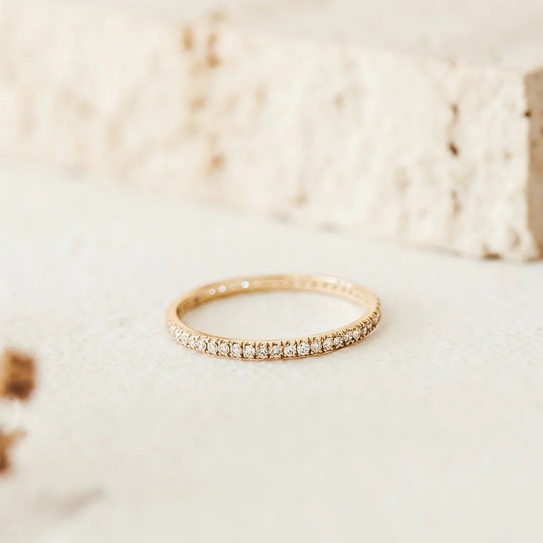 Eternity Band - Moissanite - CEYLON BRILLIANCE CO.