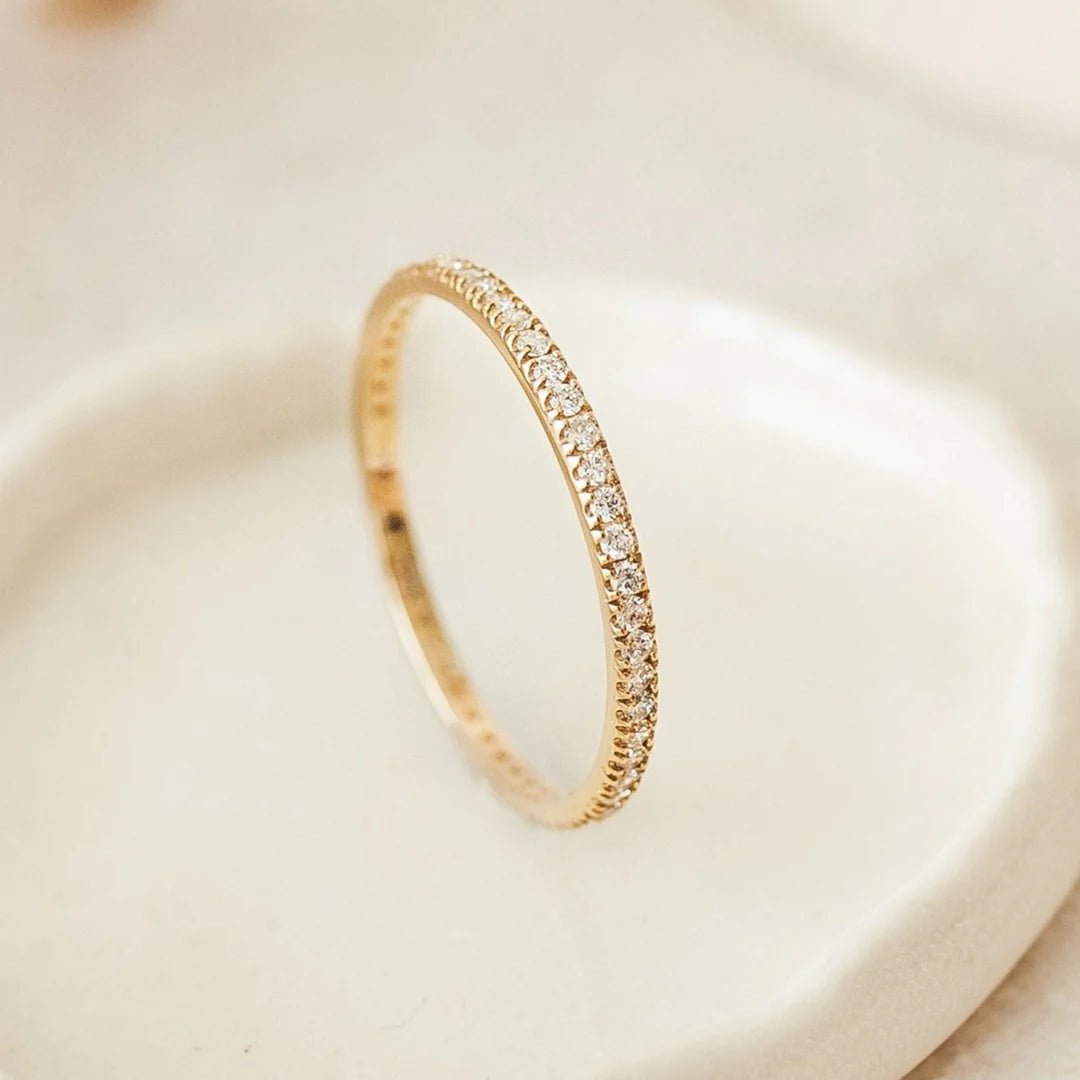 Eternity Band - Moissanite - CEYLON BRILLIANCE CO.