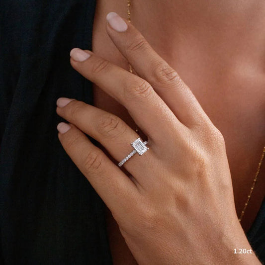 The Evara - 1.00ct Emerald - CEYLON BRILLIANCE CO.