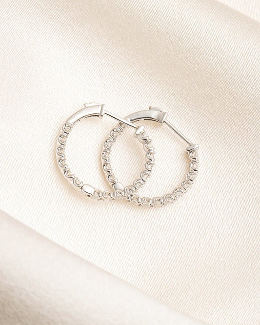Aarvi Diamond Hoops – 1.00ct