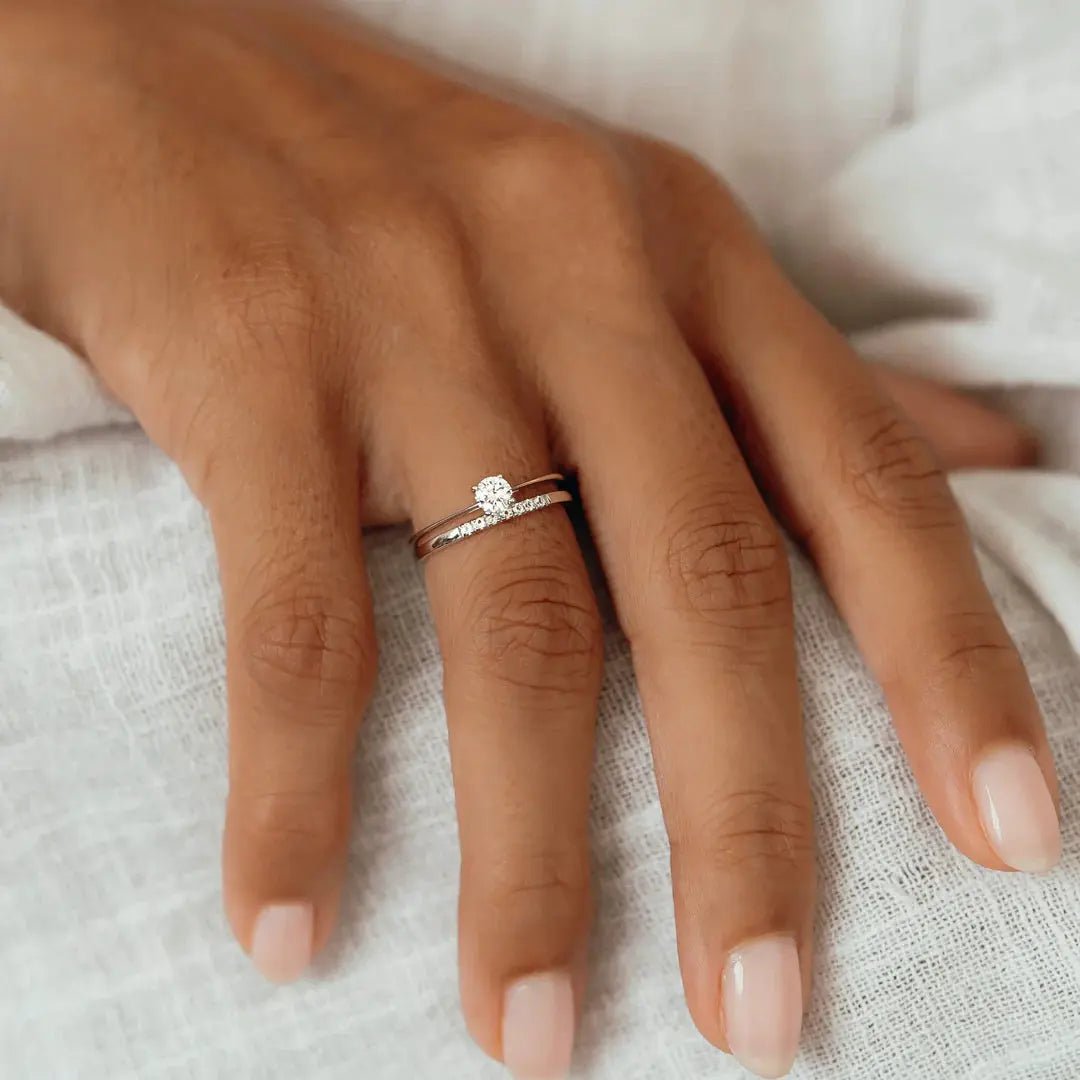 Demi Solitaire Ring - CEYLON BRILLIANCE CO.