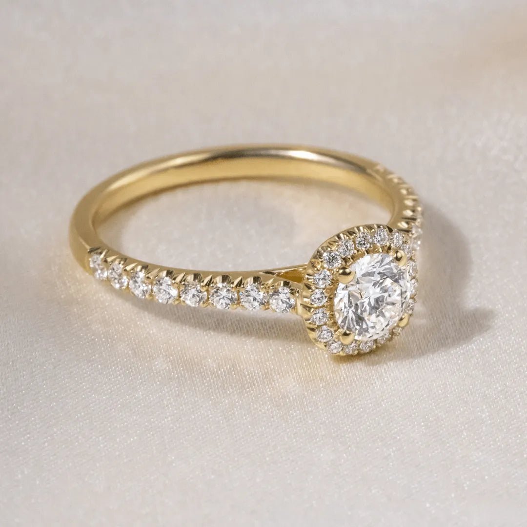 The Kiara - Round Halo - CEYLON BRILLIANCE CO.