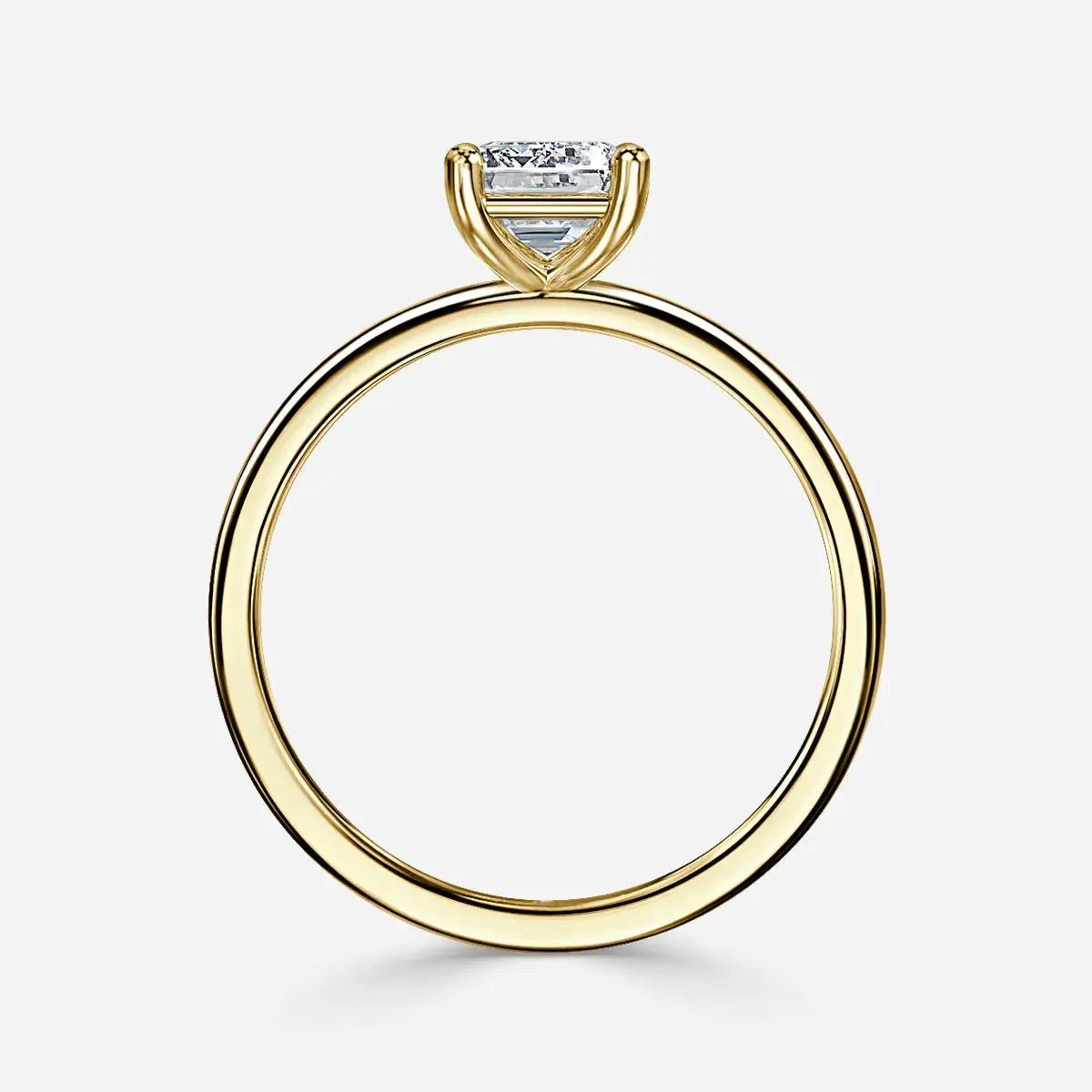 The Tanya - Emerald 1.00ct Solitaire - CEYLON BRILLIANCE CO.