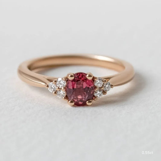The Tiya - Oval Ruby - CEYLON BRILLIANCE CO.