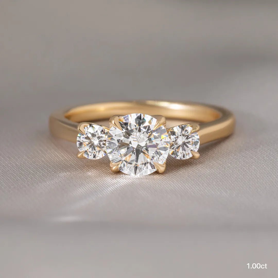 The Tishya - 1.00ct Round - CEYLON BRILLIANCE CO.