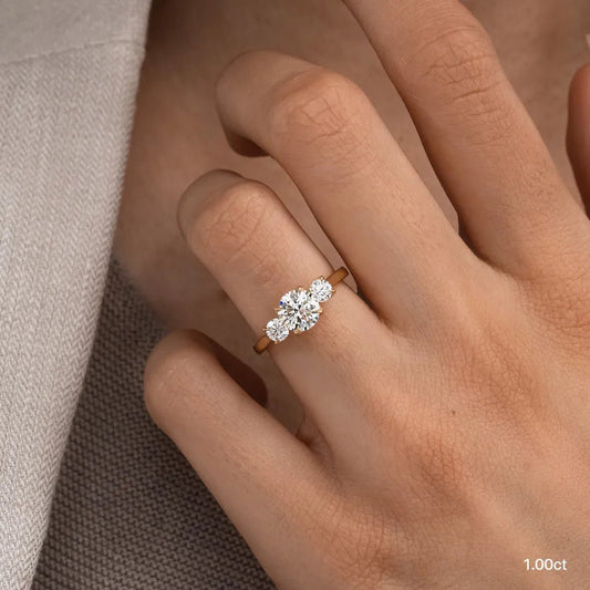 The Tishya - 1.00ct Round - CEYLON BRILLIANCE CO.
