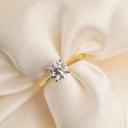 The Aris - 1.00ct Round Solitaire - CEYLON BRILLIANCE CO.