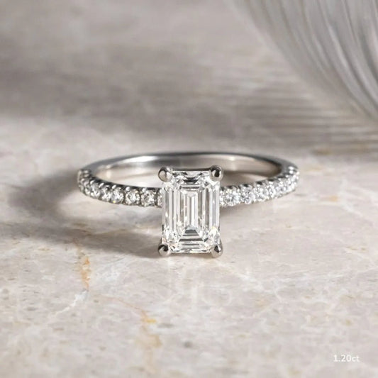The Evara - 1.00ct Emerald - CEYLON BRILLIANCE CO.